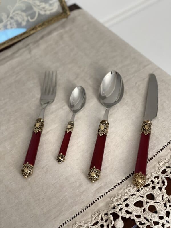 Bugatti Cutlery Red