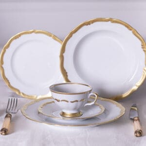 Jeremy Matt Gold Place Setting